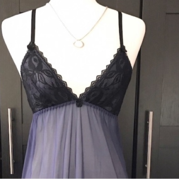 Tart Noir Purple and Black Chemise - Size Small - Picture 8 of 8